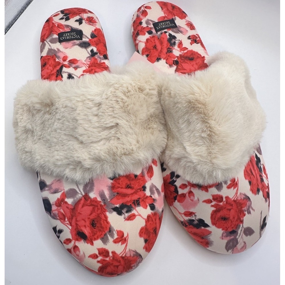 Victoria's Secret Signature Satin Slippers Dust Bag Medium 7/8 New Great Gift